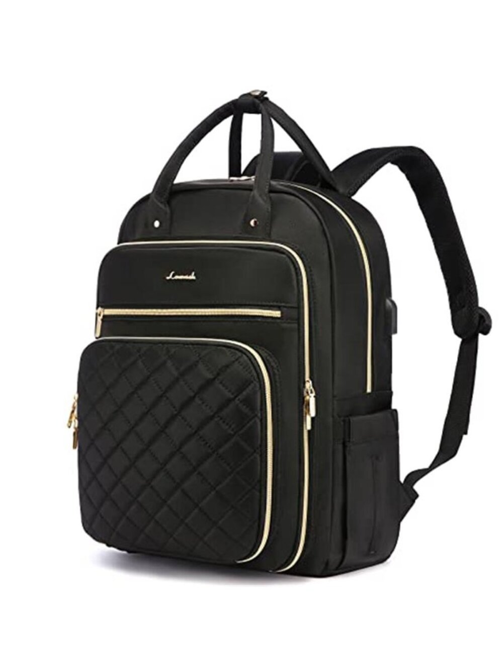 Womens Laptop Backpack Purse Travel Work Business Computer Bag USB Charging Port